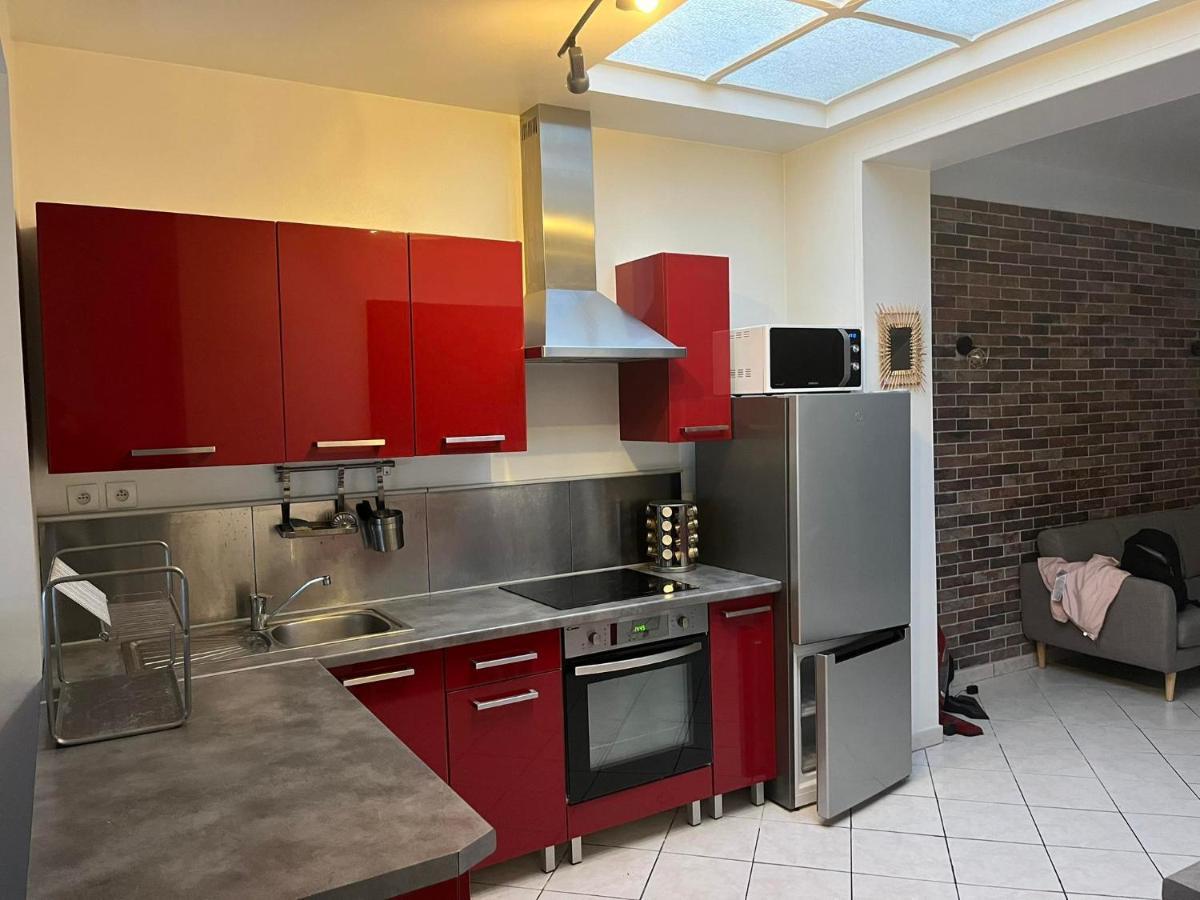 La Brique Rouge - Maison 66 M2 Avec 2 Chambres Lille Dış mekan fotoğraf
